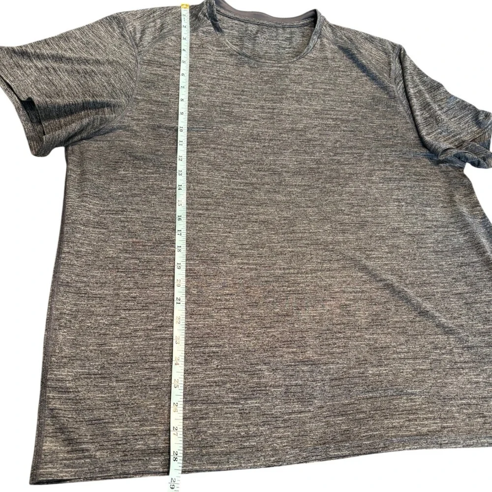 Champion Duo Dry Mens XL Grey Space Dye Short Sleeve Active Performance T-Shirt - Picture 5 of 5